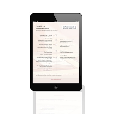 Stabilitás Szokásépítő Mini-Útmutató PDF borító